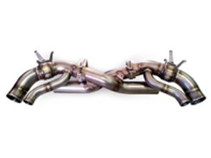 运动型排气管 后消音器 横管 保时捷 992 涡轮增压 - P0.004.C01, 992251057B, 992298019C