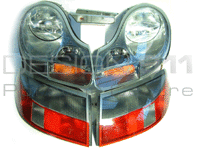 Kit de mejora de luces claras Porsche 996 >>2001. Coches con volante a la izquierda