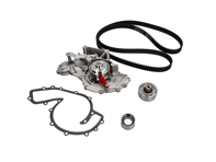 Kit courroie et poulie de pompe à eau. Porsche 928 S4 / 928 GTS - 92810515750, 92810601520, 92810551212, 92810557104