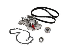 Water pump belt & pully kit. Porsche 928 S4  / 928 GTS - 92810515750, 92810601520, 92810551212, 92810557104