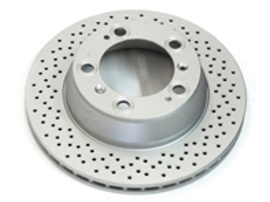 Brake disc rotor Rear. Standard Coat Z. Porsche 996 / 997 (OE Part No 99635240104) - 460.1527.20, 99635240103, 99635240104, 99635240105 - 460.1527.20
