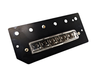 Fuse panel with cover, 12 fuse for blade fuse upgrade. Porsche 914 - 91461231510, 91461231610, 91461231910, 91461231911 - RD-914.FP