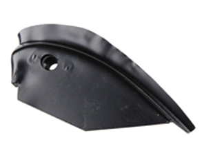 Corner plate for front wheel housing. Porsche 911 71-73 - 90150130300, 90150130400, 90150130300GRV, 90150130400GRV