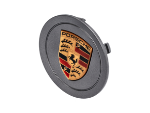 Wheel Cap Seal Grey with Gold Crested for Porsche - 993361303106B4, 993.361.303.10.6B4