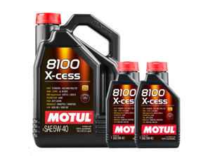 Olio motore MOTUL 8100 X-CESS 5W-40 7 litri - 102870, 102784
