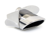 Exhaust tail pipe. Porsche 993 Carrera S / 4S Turbo Look - 9311125157, 9311125152