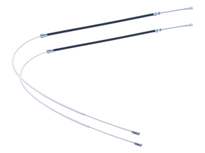 Juego de 2 cables de freno de mano para Porsche 996 C2 / C4 / C4S / 996 Turbo / 996 GT3 - 313097390322, 313 09 739 03 22, 9400060, 99642414100, 99642414110 - OEC-P00640