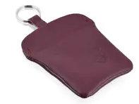 Estuche para llaves de cuero en Borgoña para Porsche - PCG044100003MX
