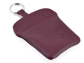 Leather Key pouch in Burgundy for Porsche - PCG044100003MX