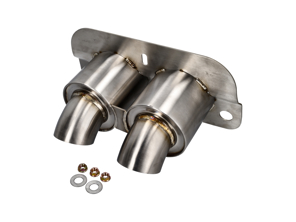 Trackday silenced exhaust tailpipe set. Porsche 992 GT3 / GT3 RS / ST / Touring - 9GT251697B, 9GT251697H, 9GT251697G, 9GT251697J - 9GT251697SIL