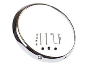 Buitenring koplamp, Chroom. Porsche 911 1965-86 - 91163193300, 90163110201, 91163112900 - HDL-901-RIM, 1695151700