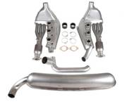 Sportauspuff mit Katalysatoren Umrüstsatz 2 Eingänge 1 Ausgang. Porsche 911 3,2 l 1984-89 - 93011104300, 93021102901 - 1620802810
