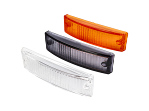 Indicatorlens, voorzijde. Porsche 911 1974-89 - 91163191400