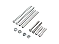 排气消声器支架安装套件。（12 个零件）保时捷 996 / 997 / 997.2 - 99611123000, 90037810501, 90037818301, 99611123100, 90038000501