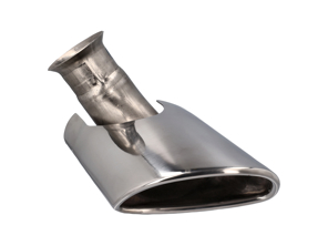 Exhaust tail pipe. Porsche 996 'Anniversary Model' - 99611105303, 99611105403