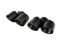 Doppel-Sport-Endrohrsatz, Carbon matt. Porsche 997.2 Turbo - CARP97TDFIERKEV