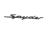 'SPYDER'-badge voor Porsche 987 Boxster - 98755923903, 987.559.239.03