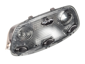 Binnenverlichting in matte afwerking. Porsche 996 2001-05 - 99663205310, 99663205301, PCG63205310