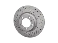 Brake disc rotor, Front. Standard Coat Z. Porsche 997 TURBO (OE Part No 99735140501 / 99735140601) - 99735140500, 99735140501, 99735140502, 99735140600, 99735140601, 99735140602 - 460.1576.20, 460.1577.20