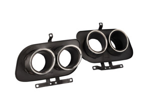 Tubos de escape DesignTek diseño redondo doble, cromado para Porsche 997.2 - 992251187Q, 992251187AJ, 992251187AA, 992251188Q, 992251188AJ, 992251188AA, 992251187M, 992251187BA, 992251188M, 992251188BA, 992251188R, 992251187C, 992251187AS, 992251187AE, 992251188C, 992251188AS, 992251188AE, 992251187J, 992251187AT, 992251187AF, 992251188J, 992251188AT, 992251188AF