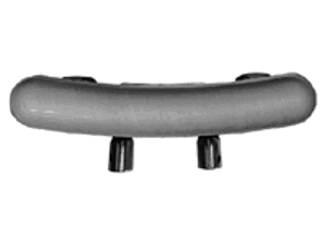 排气消声器/消音器后箱。保时捷 914 1.7L、1.8L 08/1969-07/1974 - 91.408, 91408, 1620604600, 021251053C, 021251101E, 021251101K - 91.408, 1620604600