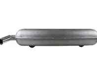Terminale di scarico/silenziatore con uscita dal design rugoso. Porsche 911 1966-67 - 91111102500, 91111102505, 92.210Cearly, 1620614400 - 1620614400