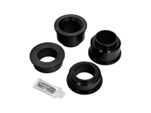 Hintere Drehstrebe an Rohrbuchsen. Porsche 944 / 968 Powerflex Black Series - PFF57-223, 95133302100