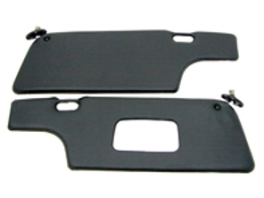 Kit Visiere Parasole Sinistro e Destro. Porsche 911 1969-89 Coupé con guida a sinistra - 91173133000, 1689800110, 911798031, 91173103102, 91173103202, 1689800116, PCG73103202, PCG73103102, 96473103100CA9, 96473103200CA9