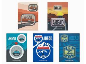 AHEAD No. 1 Sticker Collection - Limited Edition - WAP0508020SSTS