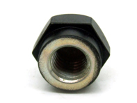Wiper arm assembly cup nut Front, BLACK. Porsche 911 / 914 - 90162834100, 90162834111