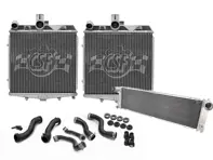 Aluminium radiator voor koelvloeistof. Porsche 997, Boxster / Cayman 987 - 99710613202, 99610603775, 99610603773, 99610603772, 99610603771, 99710613102 - 7047, 7048, 7053