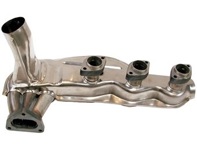 Exhaust heat exchangers, Polished stainless steel. Porsche 911 1984-89 - 91.104, 91.104S, 1623103900, 1623104000, 93021102901 - 1623104000