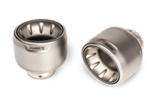 Akrapovic Tail pipe set (Titanium) for Porsche 718 Cayman GT4 / Spyder - OPF/GPF 2020>> - 982251188C, 982251187AH