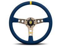 Volant Momo MOD.07 édition bleue - microfibre bleue italienne