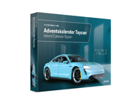 Porsche Taycan in 1.24 scale model, Advent Calendar