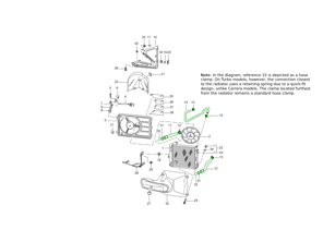 Front Radiator Hose Kit - Coolant Hoses, Pipes & Clamps for the Left, Right & Centre Radiator - for Porsche 996 Turbo 2001-2005 - 99610662574, 99610662578, 99610662579, 99610662674, 99610662677, 99610662678, 99610680216, 99610662174, 99610662178, 99610662179, 99610613775, 99610613777, 99610613778, 99610613878, 99610613874, 99610613883, 99951255200, 99951255201, 99610680215, 99951258509, 99610663873, 99610663875, 99610663876, 99610663973, 99610663975, 99610663976, 99610680217, 99951255100, 99951255101