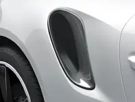 Air intakes in rear side section in carbon. Porsche 991.2 Turbo / S - 99104480410, 99104480074, 99104480410, 991504371001E0, 991504372001E0, 99150492501, 99150492501G2X, 99150492601, 99150492601G2X, 99150493500A3G, 99150493600A3G