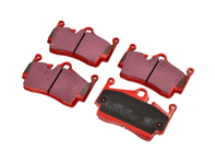 Pastiglie freno EBC RED 'Road' posteriori. Porsche 987 Boxster / 987 Cayman - 98735293901, 98735293903 - DP 31920C, DP31920C, DP-31920C