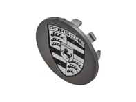 Wheel cap in Platinum satin-matt. Porsche 95B Macan 2019>> - 95B601150OB5, 95B601150