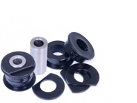 Boccola interna del braccio anteriore superiore posteriore Powerflex. Porsche 993 Powerflex serie nera - PFR57-910, PFR57910, PFR57910BLK, 99333104502, 99333104503, 99333104570, 99333104580, 99333104582