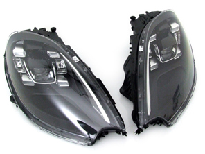 LED-Scheinwerfer in Schwarz – RHD (Rechtslenker). Porsche Macan - 95B04490091