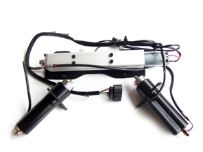 Mécanisme d'entraînement du spoiler arrière. Porsche 997.2 Turbo COUPÉ - 99751211102, 99751211104