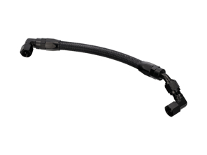 High pressure fuel line for injector rail by Rennline. Porsche 924S / 944 / 944 turbo - 94411041302, 94411041303 - M141