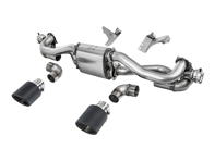 Sistema di scarico valvolato Milltek GPF-Back con terminali Carbon Jet-115. Porsche 718 Boxster / Cayman / GT4 2020>> - 982251053F, 982251053H, 982251053K