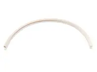 Embellecedor de soldadura por punzonado con protección de borde de goma. Porsche 911 - PCG91104100