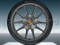 20' 991 C2 / C2S Carrera S Platinum Alloy Wheels & Tyres Original Porsche - 99104460206, 99104460205