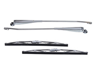 Set anteriore del braccio del tergicristallo. Porsche 911 / 912 / 964 con guida a sinistra - 91162831300, 1698301210, 1698300670, 1698300680, 91162831400, 91462831310, 91462831410