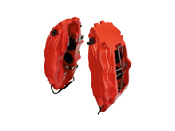 Bremssattel 4 Kolben 'Big Red' 993 Turbo Bremse. Porsche Mehrfachanwendungen - 99335142510, 99335142610, 1661900310, 640-C100/200-002 - EQ641200