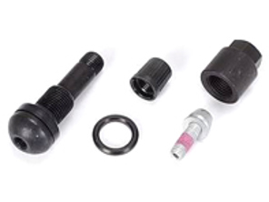 Tyre pressure monitor valve stem in black. Porsche 991 GT3 / 718 Cayman / 971 Panamera - 9P1601361B, 9P1601361G, 9P1601361E