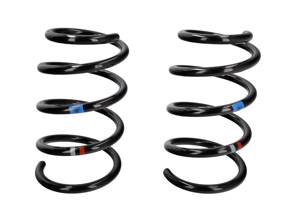 Muelles helicoidales traseros (par) - Marcas gris ardilla/rojo fuego - para Porsche 718 (982) Boxster (PDK/sin PASM) 2017>> - 982511115A504